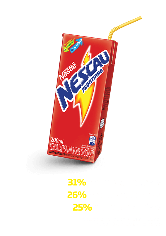 Bebida Láctea Nescau Nestlé 200ml Light